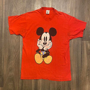 Mickey Mouse front and back vtg graphic tee size L